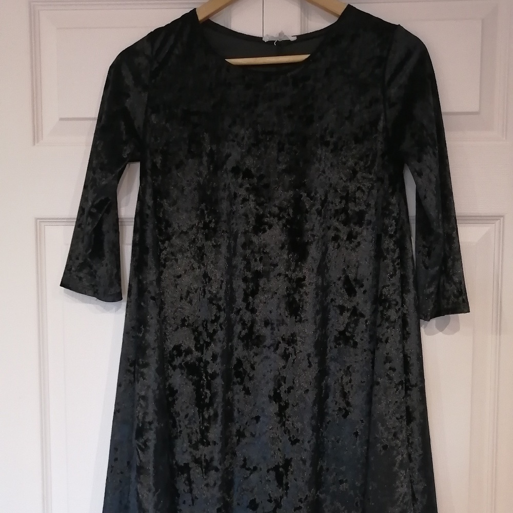 ROLLA COSTER Crushed Velvet Shirt Mini Dress NWOT